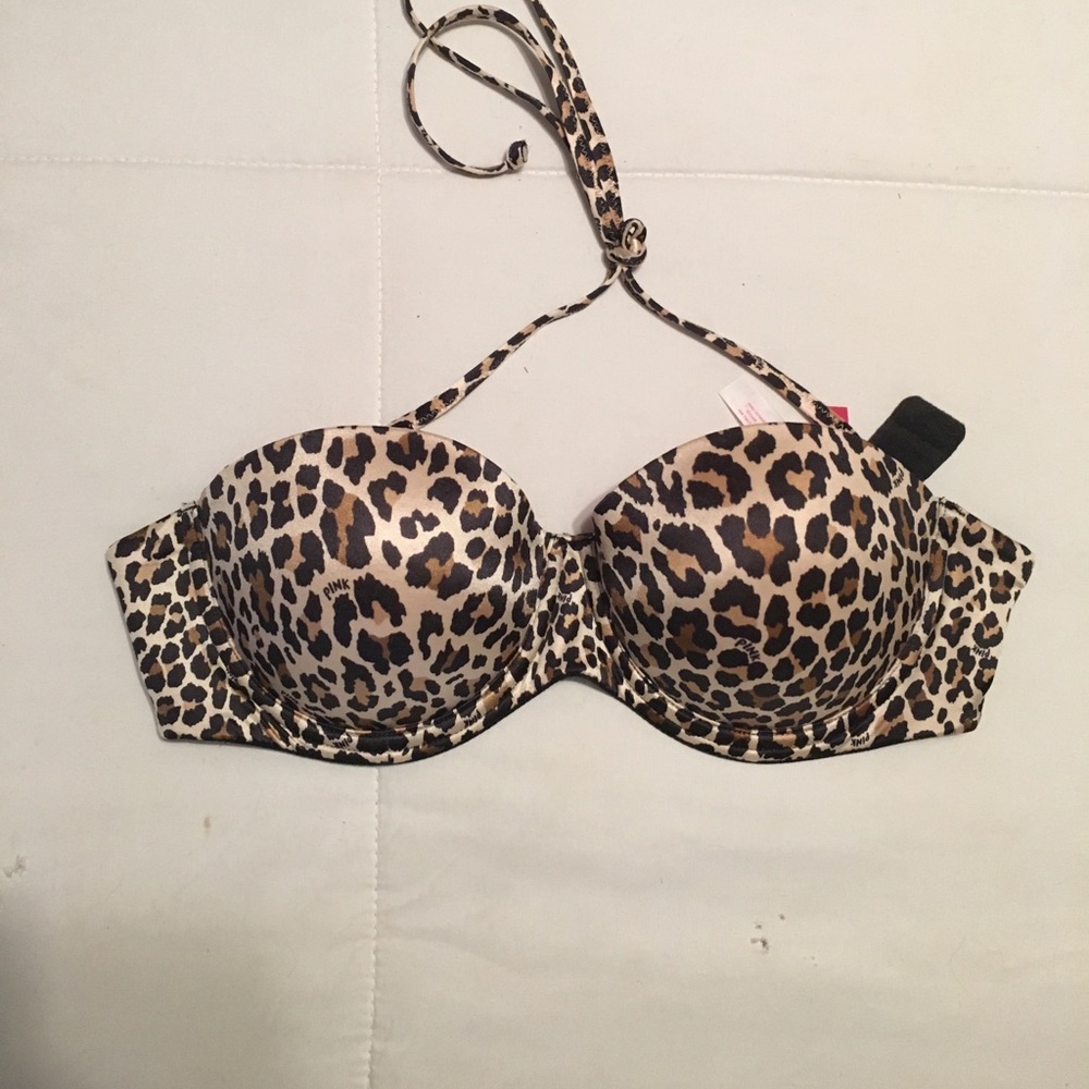 Victoria Secret PINK leopard print bra